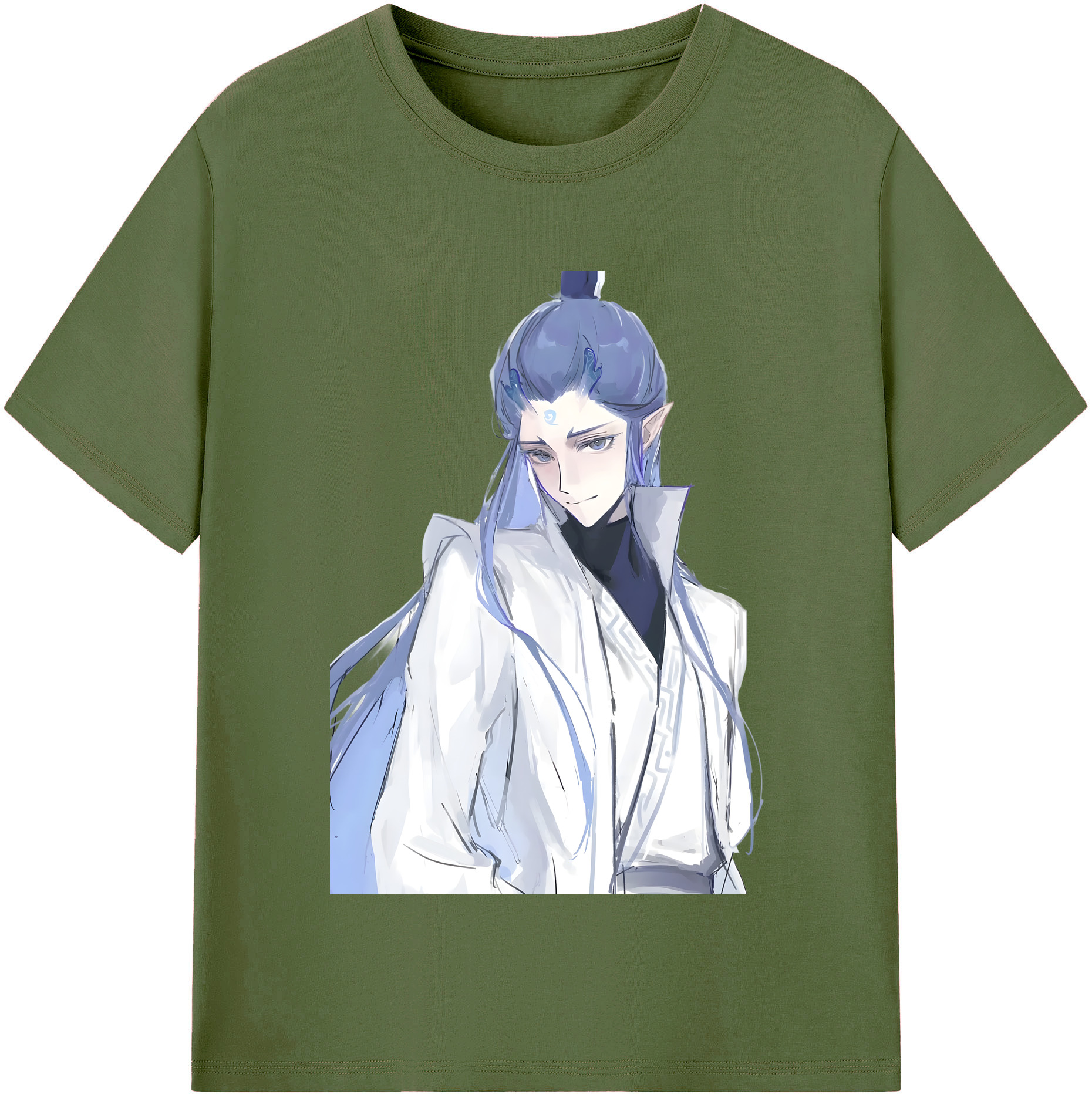 （画像用） Ne Zha 2 ナタ 魔童の大暴れ 綿100％半袖Tシャツ（フロントプリント）